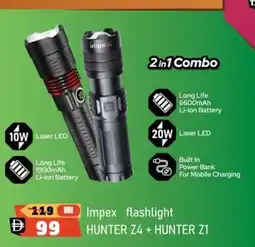 Nesto Impex flashlight Hunter z4 + Hunter z1 offer