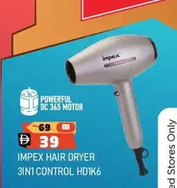 Nesto Impex Hair Dryer 3IN1 Control HD1K6 offer