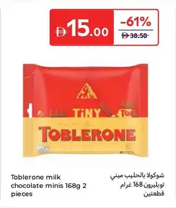 Carrefour Toblerone Milk Chocolate Minis offer