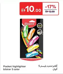 Carrefour Pocket highlighter blister offer