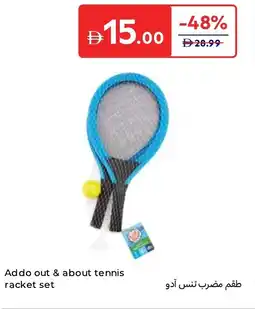 Carrefour Addo out & about tennis racket set offer