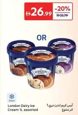 Carrefour London Dairy ice Cream assorted offer