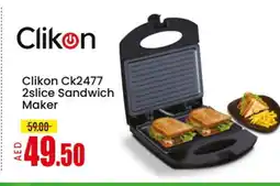 Mango Hypermarket LLC CLIKON Sandwich Maker offer