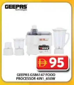 Grand Hyper Market GEEPAS Food Processor offer