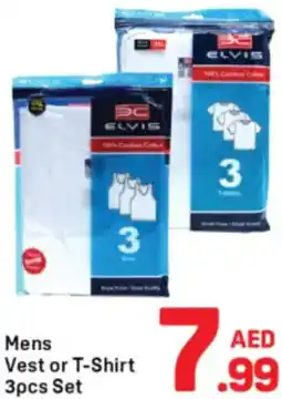 Day To Day Mens Vest or T-Shirt 3pcs Set offer
