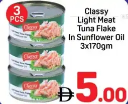 Day To Day Classy Light Meat Tuna Flake In Sunflower Oil offer