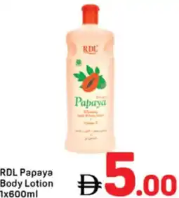 Day To Day RDL Papaya Body Lotion offer