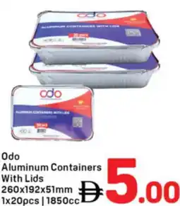 Day To Day Odo Aluminum Containers With Lids offer