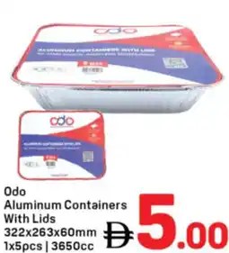 Day To Day Odo Aluminum Containers With Lids offer