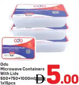 Day To Day Odo Microwave Containers With Lids offer
