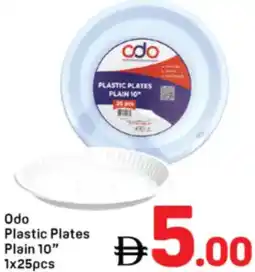 Day To Day Odo Plastic Plates Plain offer