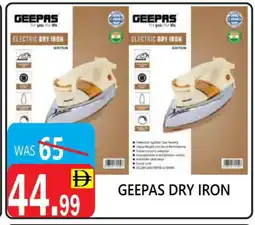 United Hypermarket GEEPAS Ironbox offer