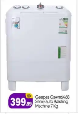 Bigmart GEEPAS Washer / Dryer offer