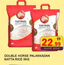 Al Madina DOUBLE HORSE Matta Rice offer