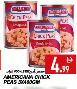 Rawabi Market AMERICANA Chick Peas offer