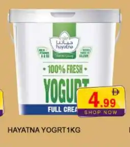 Al Madina HAYATNA Yoghurt offer