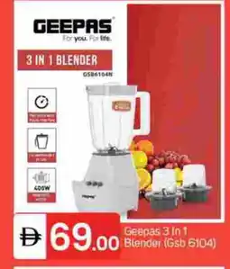 Talal Market GEEPAS Mixer / Grinder offer