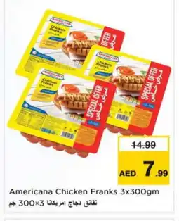 Nesto AMERICANA Chicken Franks offer