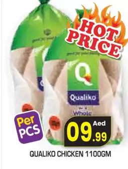 Baniyas Spike Hypermarket QUALIKO Frozen Whole Chicken offer