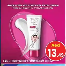 Baniyas Spike Hypermarket FAIR & LOVELY Face cream offer