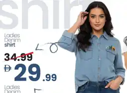 Mark & Save Ladies Denim shirt offer
