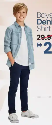 Mark & Save Boys Denim Shirt offer
