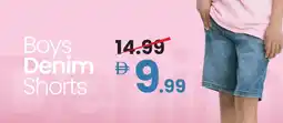 Mark & Save Boys Denim Shorts offer