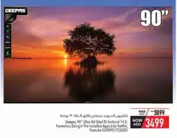 Safeer Market Geepas Ultra Hd Qled TV offer