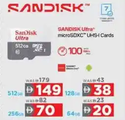 Safeer Market SanDisk Ultra microSDXC UHS-I Cards offer