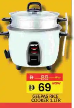 Mango Hypermarket LLC GEEPAS Rice Cooker offer