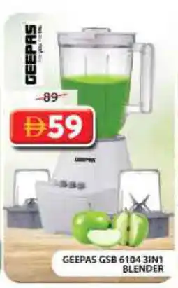Grand Hyper Market GEEPAS Mixer / Grinder offer
