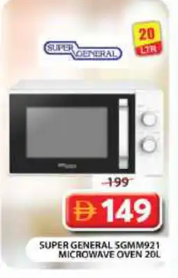 Grand Hyper Market SUPER GENERAL Microwave Oven offer