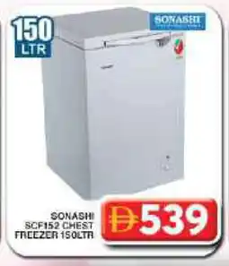 Grand Hyper Market SONASHI Freezer offer