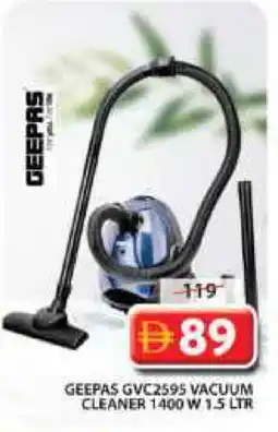 Grand Hyper Market GEEPAS Vacuum Cleaner offer