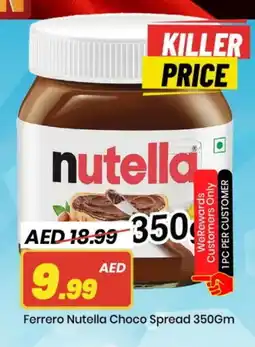 Mark & Save NUTELLA Chocolate Spread offer