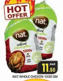 Baniyas Spike Hypermarket NAT Frozen Whole Chicken offer