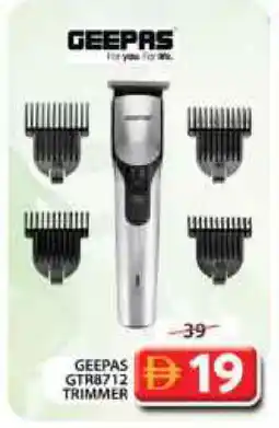 Grand Hyper Market GEEPAS Remover / Trimmer / Shaver offer