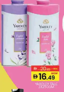 Mango Hypermarket LLC YARDLEY Talcum Powder offer