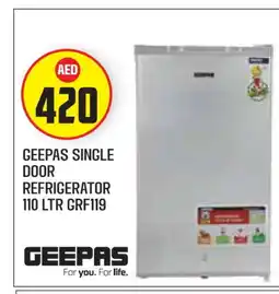 Baniyas Spike Hypermarket GEEPAS Refrigerator offer