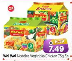 Al Madina Hypermarket WAI WAi Noodles offer