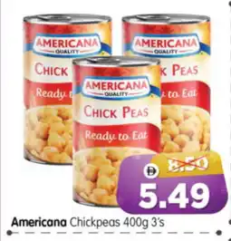 Al Madina Hypermarket AMERICANA Chick Peas offer