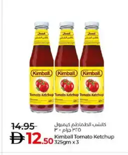 Lulu Hypermarket KIMBALL Tomato Ketchup offer