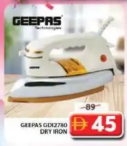 Grand Hyper Market GEEPAS Ironbox offer