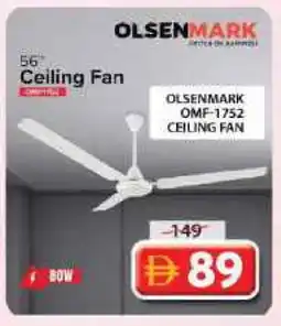 Grand Hyper Market OLSENMARK Fan offer