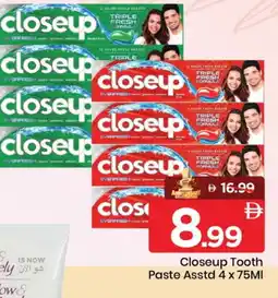 Mark & Save CLOSE UP Toothpaste offer