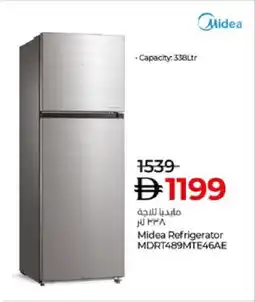 Lulu Hypermarket MIDEA Refrigerator offer