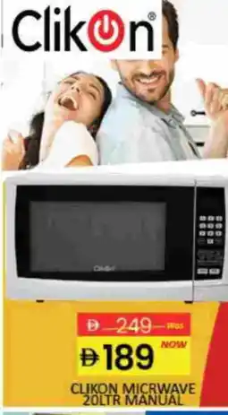 Mango Hypermarket LLC CLIKON Microwave Oven offer