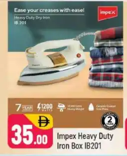 Shaklan IMPEX Ironbox offer