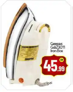 Bigmart GEEPAS Ironbox offer