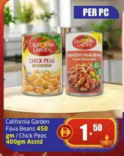Delta Centre CALIFORNIA GARDEN Chick Peas offer